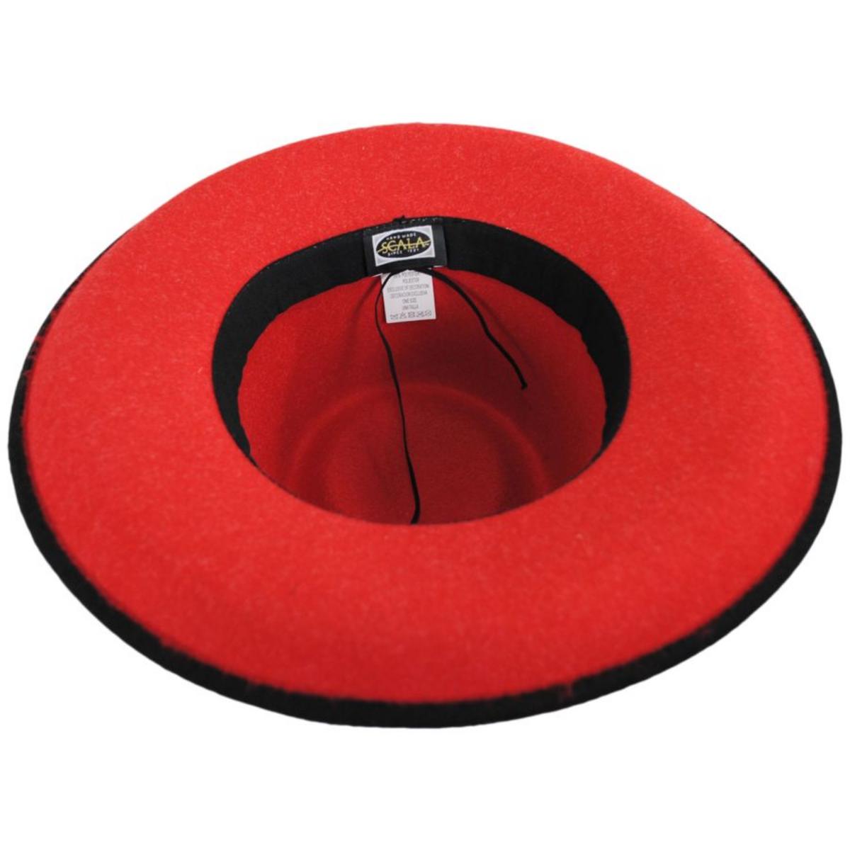 Scala | Dillane ProvatoKnit Rancher Hat | 123440 | under | BLACK/RED