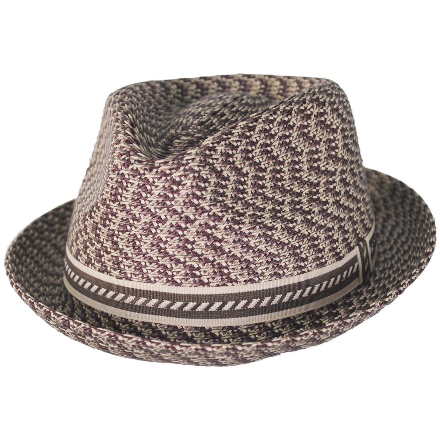 Bailey 1922 | Mannes Poly Braid Fedora Hat - Fashion Colors | 127844A | lead | AMPHORA MULTI