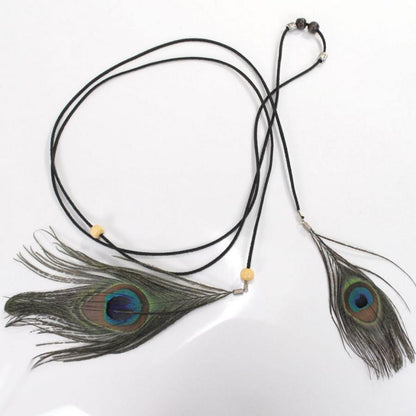 Jeanne Simmons | Peacock Hat Band