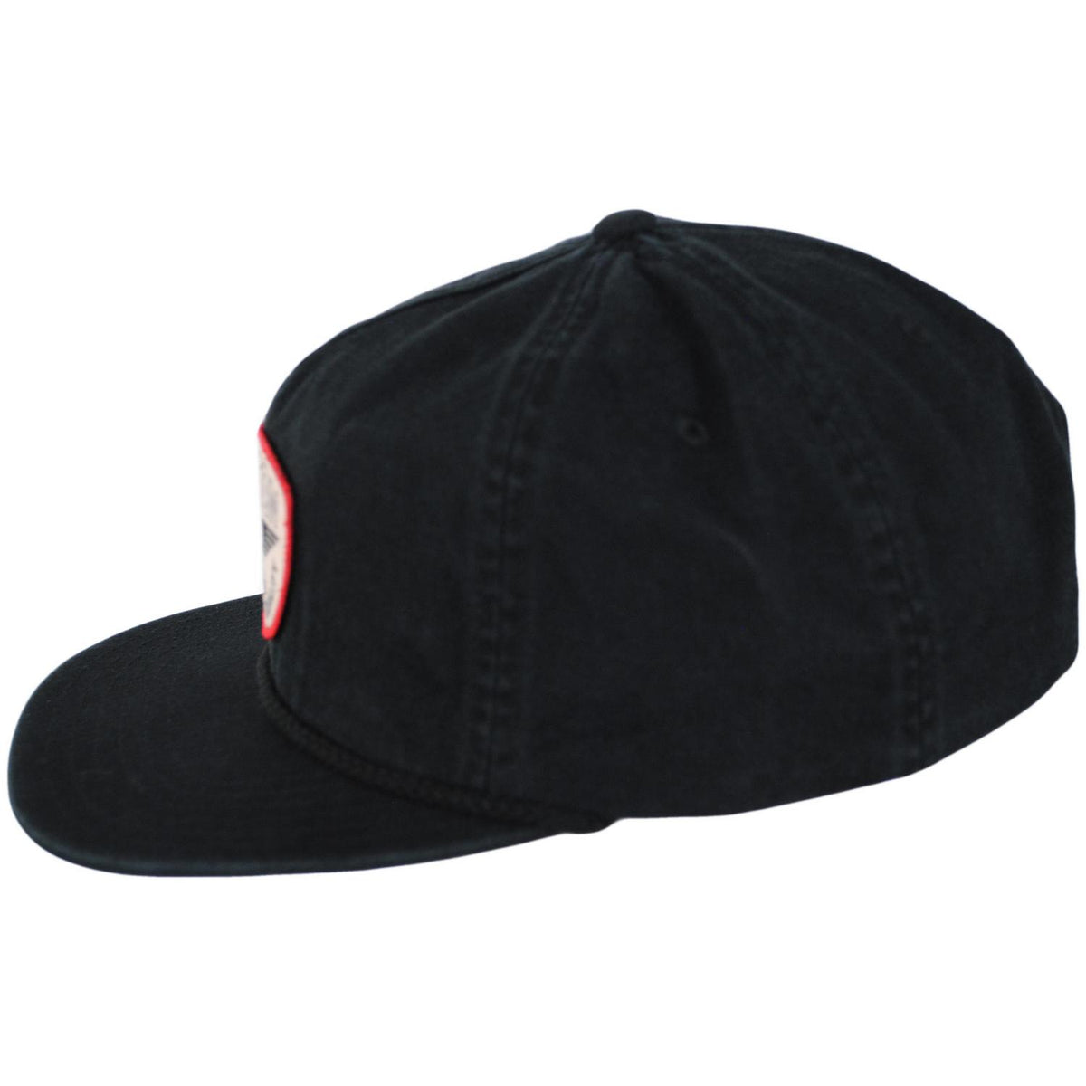 BRIXTON HATS | Watcher Cotton Snapback Baseball Cap | 201733 | profile | BLACK