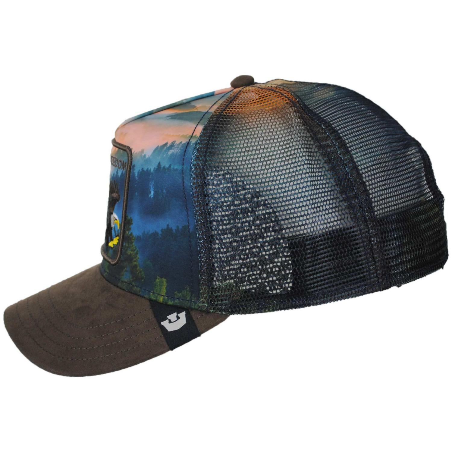 Goorin Bros | Eagle In The Element Mesh Trucker Snapback Baseball Cap | 200775 | profile | GROUND