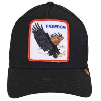 Goorin Bros | Freedom Mesh Trucker Snapback Baseball Cap | 200488 | front | BLACK