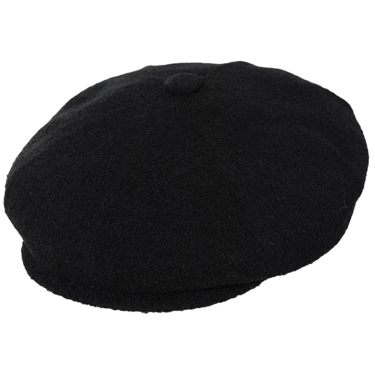 Kangol | Bermuda Hawker Newsboy Cap | 161027 | lead | BLACK