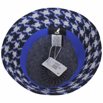 Kangol | Houndstooth Casual Bucket Hat | 185850 | under | BLUE