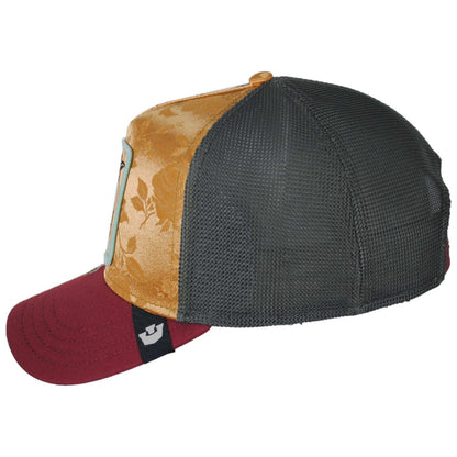 Goorin Bros | Costa Rica Thrush Jacquard Mesh Trucker Snapback Baseball Cap | 200760 | profile | AMBER