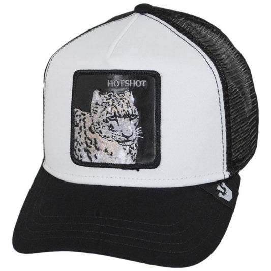 Goorin Bros | Cheetah Mesh Trucker Snapback Baseball Cap | 200361 | lead | WHITE