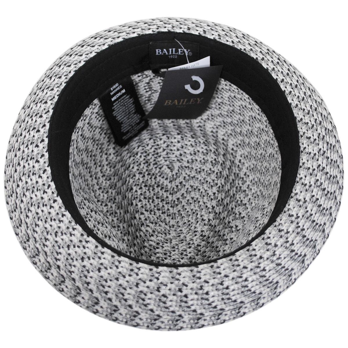 Bailey 1922 | Mannes Poly Braid Fedora Hat - Classic | 127844 | under | LIGHT GREY MULTI