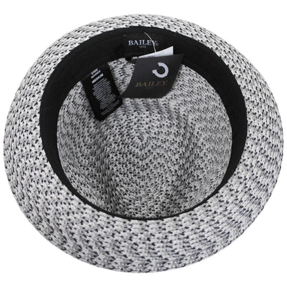Bailey 1922 | Mannes Poly Braid Fedora Hat - Classic | 127844 | under | LIGHT GREY MULTI