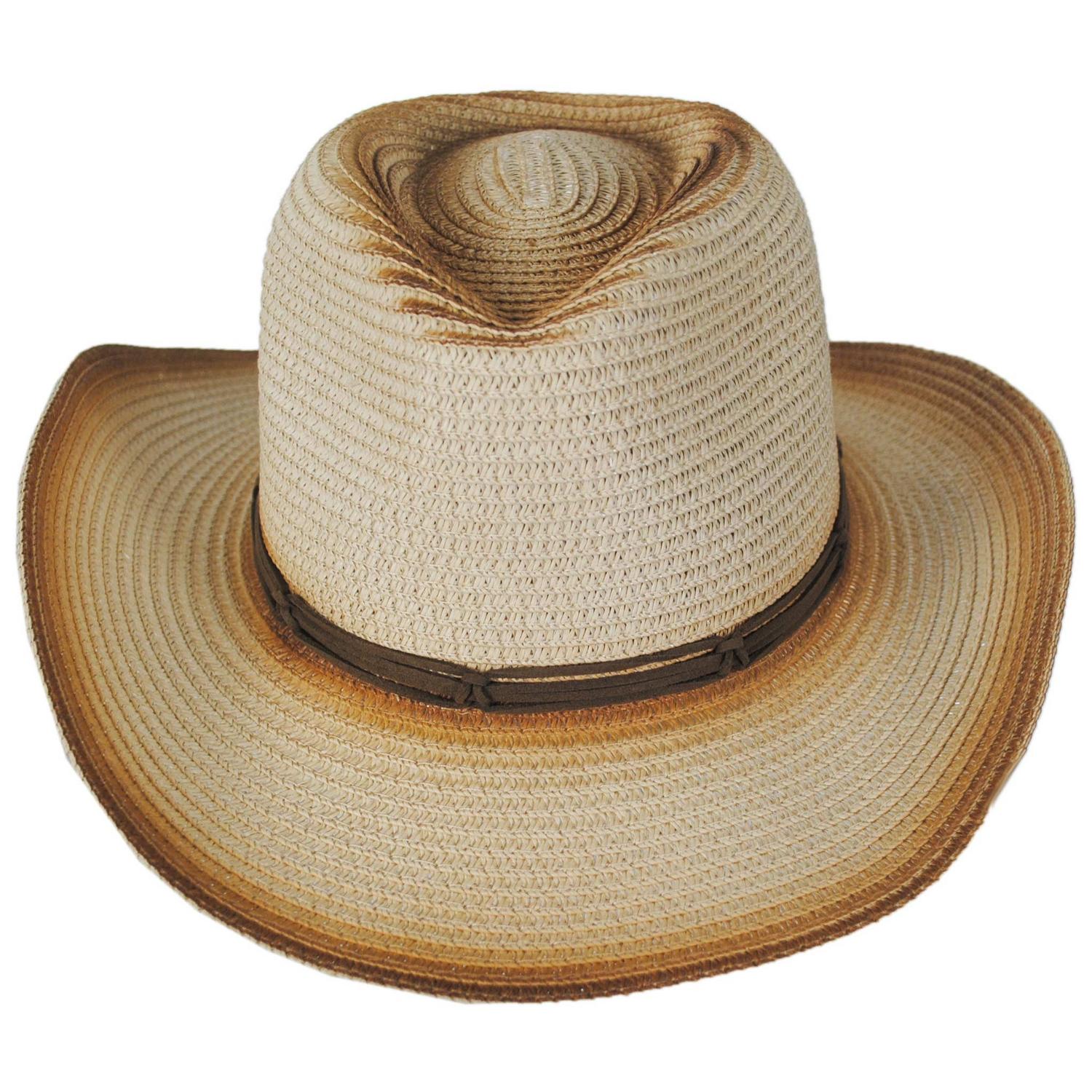Jeanne Simmons | Caballero Toyo Straw Western Hat | 101822 | front | BEIGE