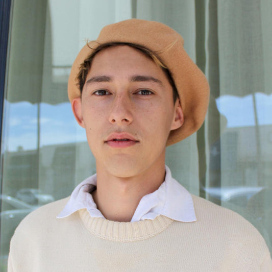 Village Hat Shop | Wool Fashion Beret | 152500 | lsmone | CAMEL