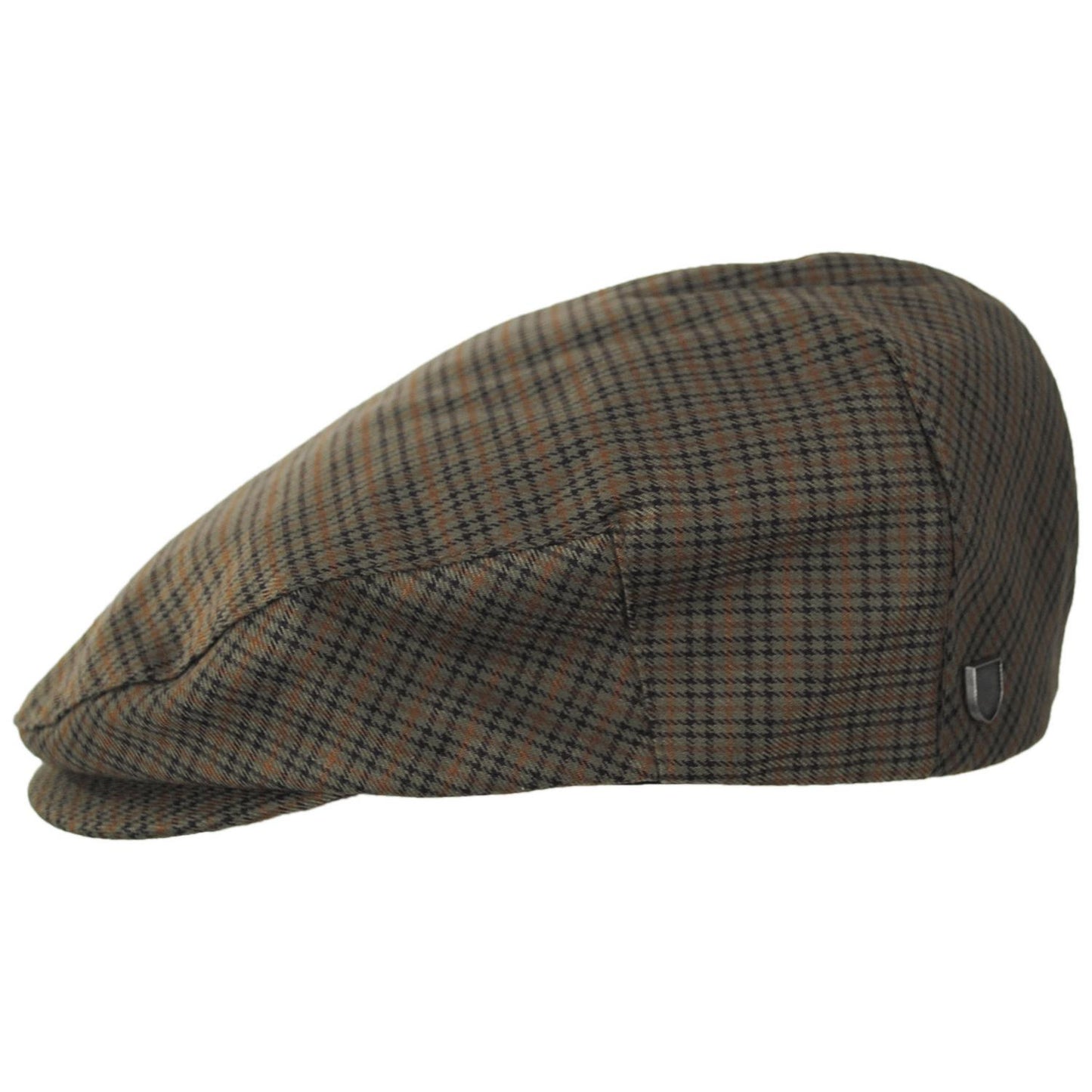 BRIXTON HATS | Hooligan Lightweight Plaid Ivy Cap | 161559 | profile | GREY/BROWN/GOLD