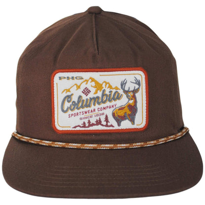 Columbia Sportswear | PHG Terminal Shot Cotton Snapback Baseball Cap | 400078 | front | TOBACCO