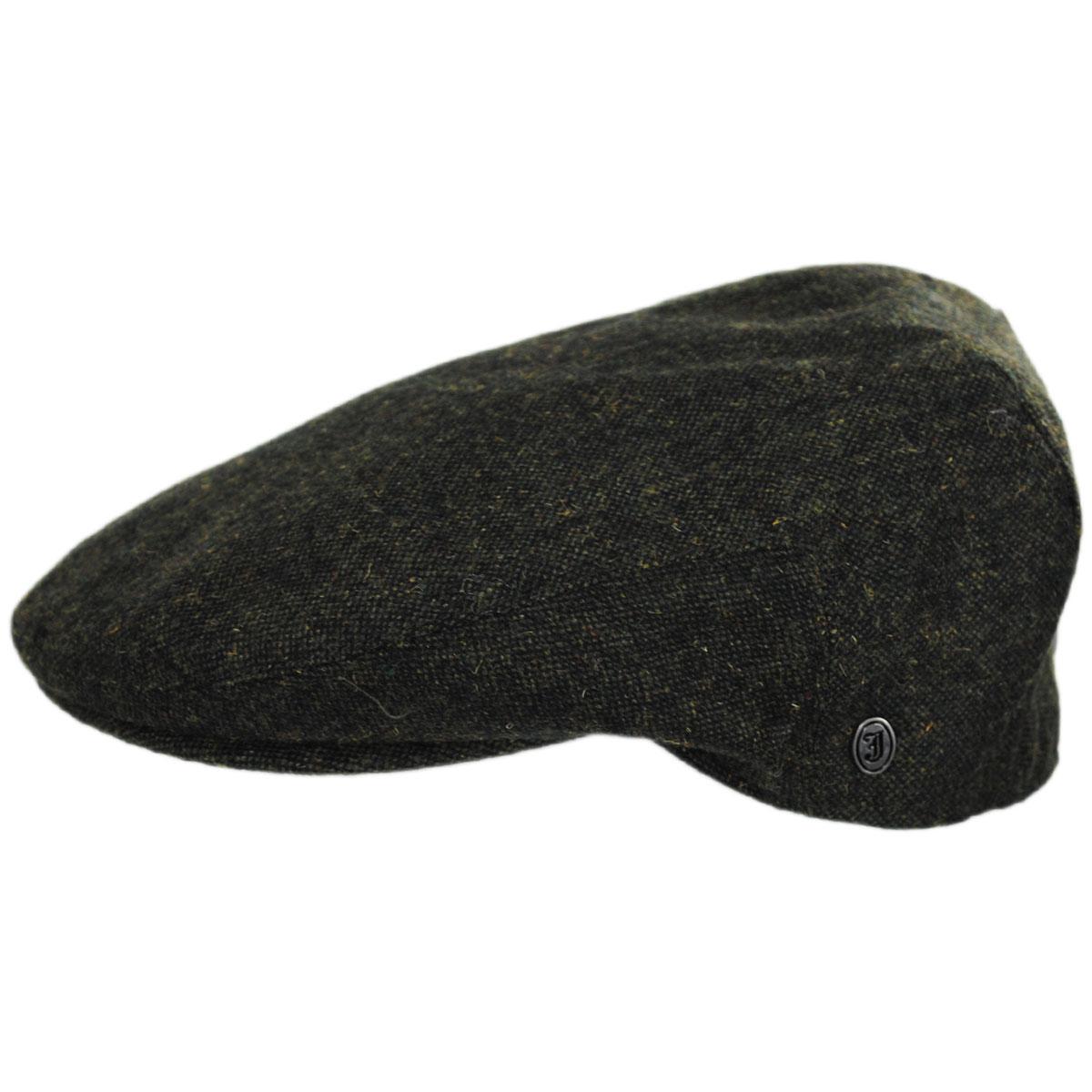 Jaxon Hats | Wholesale Troubadour Tweed Wool Blend Ivy Cap B2B Pre-Pack | B2B167567 | profile | OLIVE GREEN