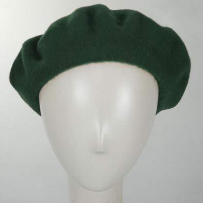 Parkhurst | Classic Wool Beret | 151124 | front | PINE NEEDLE
