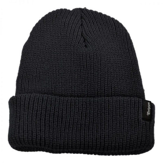 BRIXTON HATS | Heist Knit Beanie Hat | 502706 | lead | BLACK