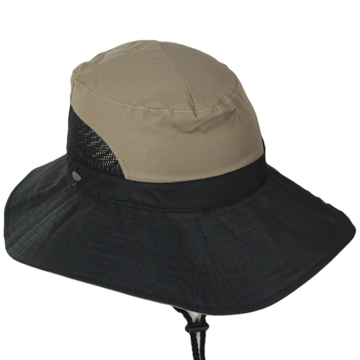 Scala | Trina Nylon Trail Hat | 106414 | lead | OLIVE