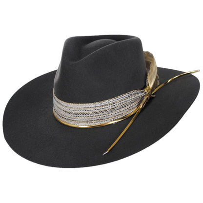 Charlie 1 Horse | Smoke Ain't Clear Wool Felt Western Hat | 124965 | lead | GRANITE