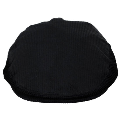 Jaxon Hats | Wholesale Corduroy Ivy Cap B2B Pre-Pack | B2B167741 | front | BLACK