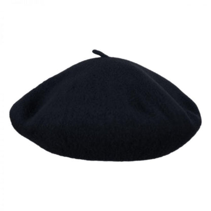 Kangol | Anglobasque Wool Beret | 150900 | front | BLACK