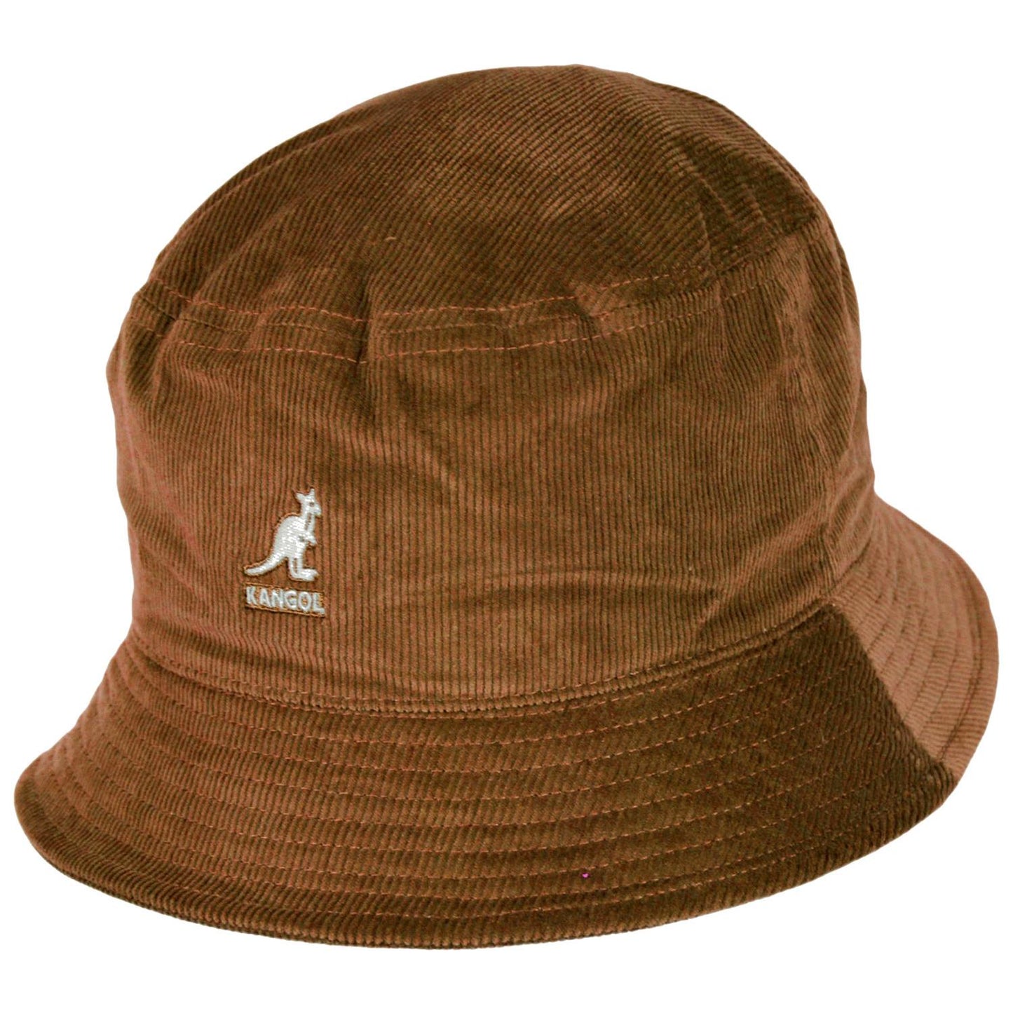 Kangol | Corduroy Cotton Blend Bucket Hat | 185710 | lead | WOOD