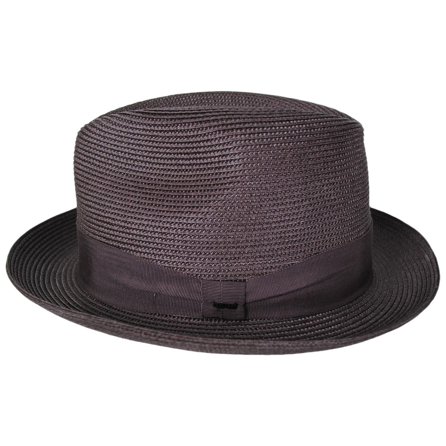 Bailey 1922 | Craig Straw Fedora Hat - Java Bean | 127820JB | profile | JAVA BEAN