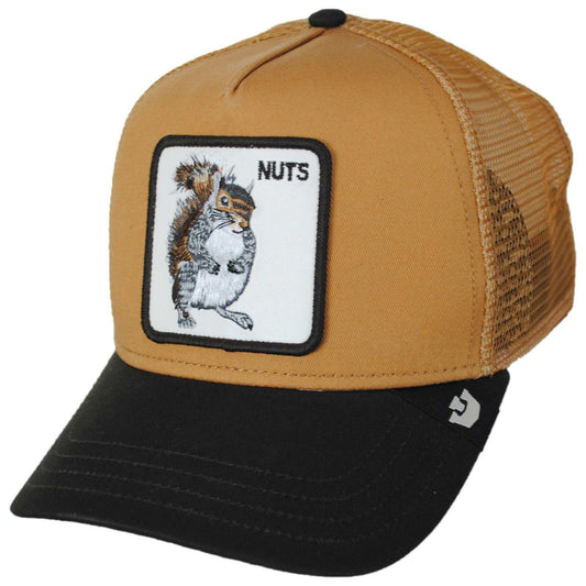 Goorin Bros | Squirrel Nuts Mesh Trucker Snapback Baseball Cap | 200491 | lead | HEAT/GROUND