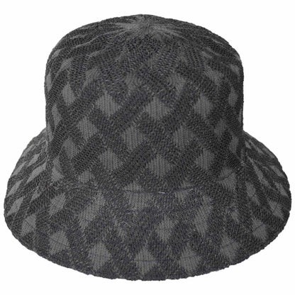 Kangol | Cross Weave Bucket Hat | 185837 | front | WARM GREY
