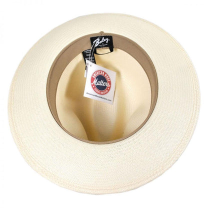 Bailey 1922 | Blackburn Shantung LiteStraw Fedora Hat | 127795 | under | NATURAL