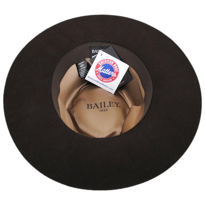 Bailey 1922 | Catton Elite Wool Felt Gambler Hat | 130107 | under | GROUND COFFEE