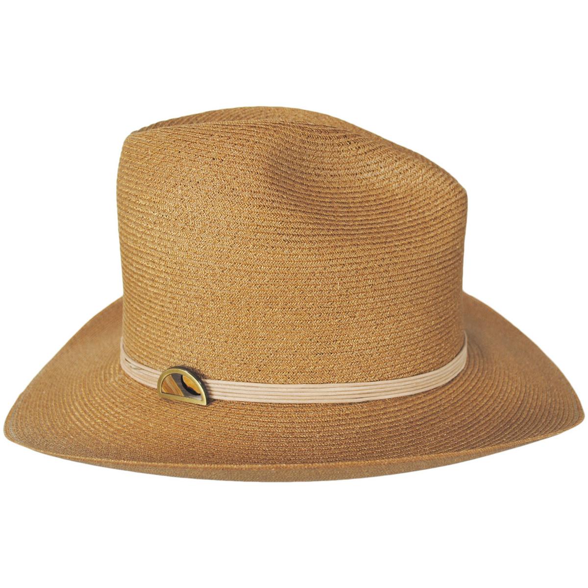 Stetson | Magic Eye Hemp Braid Straw Gus Western Hat | 127052 | profile | BRONZE