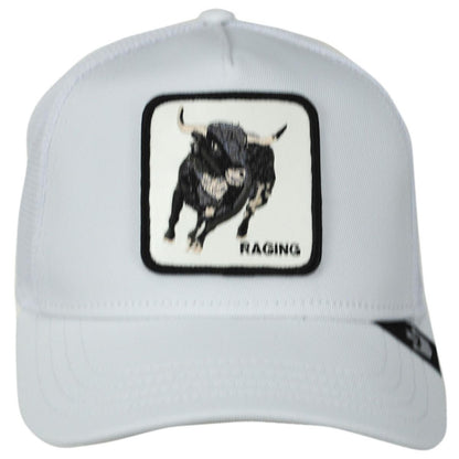 Goorin Bros | Platinum Rage Mesh Trucker Snapback Baseball Cap | 200647 | front | WHITE