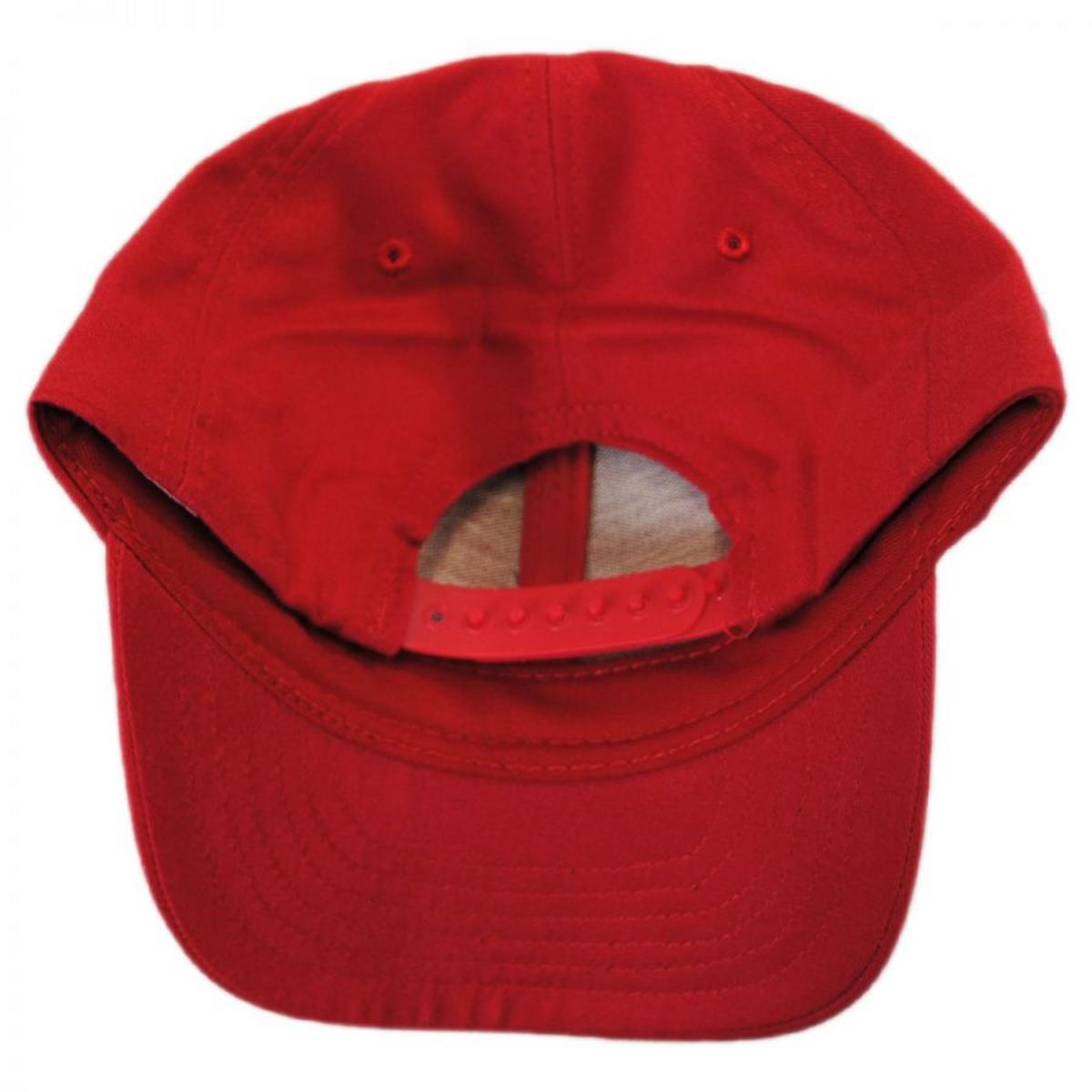 HeadShots by KC Caps | US Made 6-Panel Cotton Snapback Baseball Cap | 200525 | under | RED