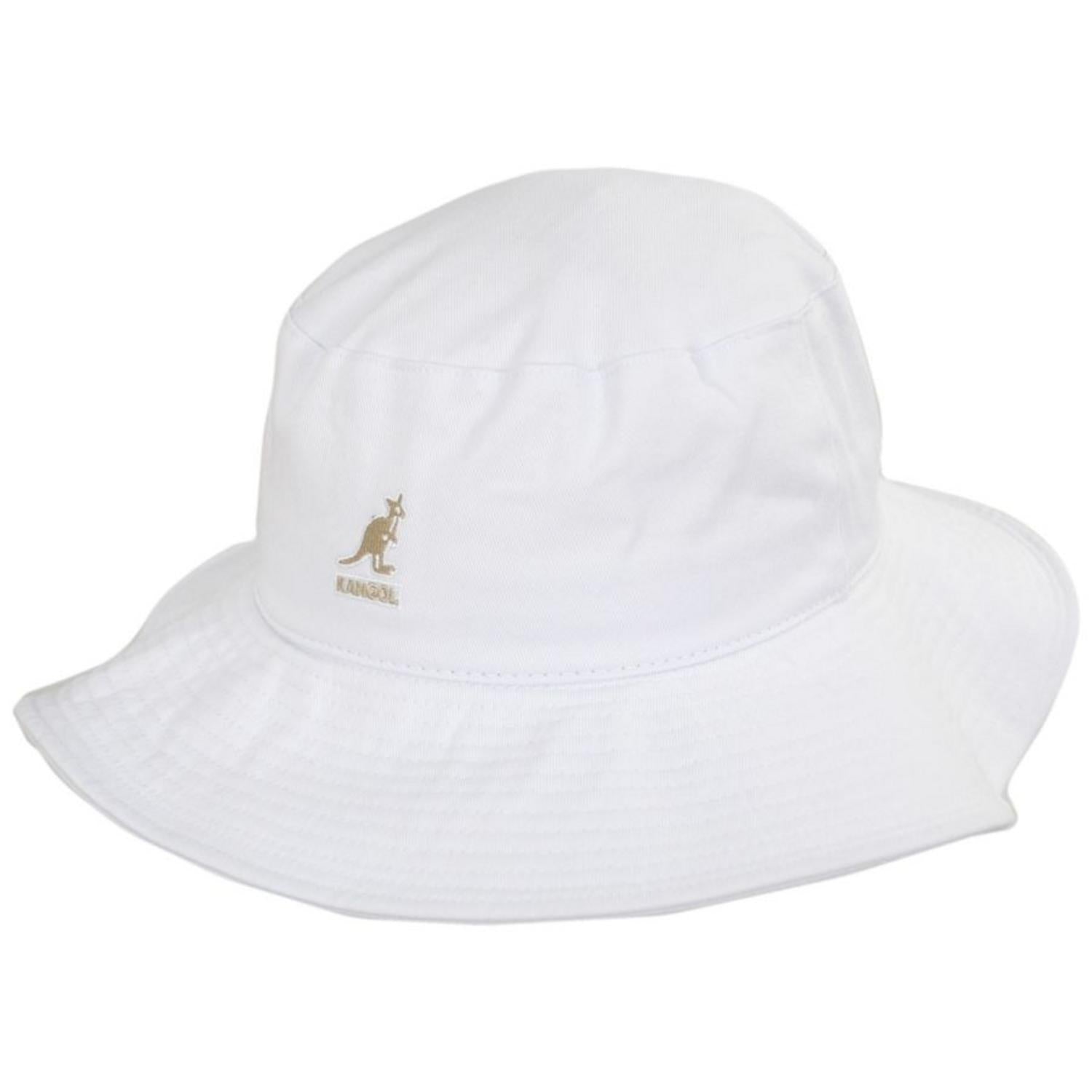 Kangol | Washed Cotton Fisherman Bucket Hat - White | 185803WH | lead | WHITE