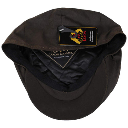 Jaxon & James | British Millerain Wax Cotton Ivy Cap | 170011 | under | BROWN
