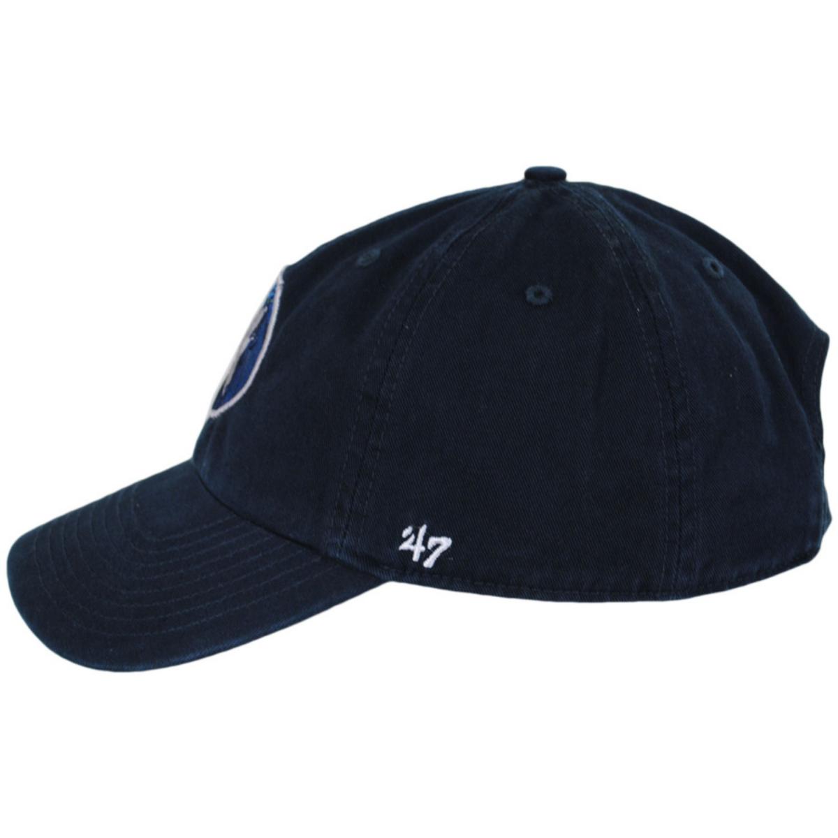 47 Brand | Minnesota Timberwolves NBA Clean Up Strapback Baseball Cap Dad Hat | 204170 | profile | NAVY