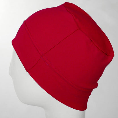 Slumbercap | Cotton Beanie Hat | 500899 | profile | RED
