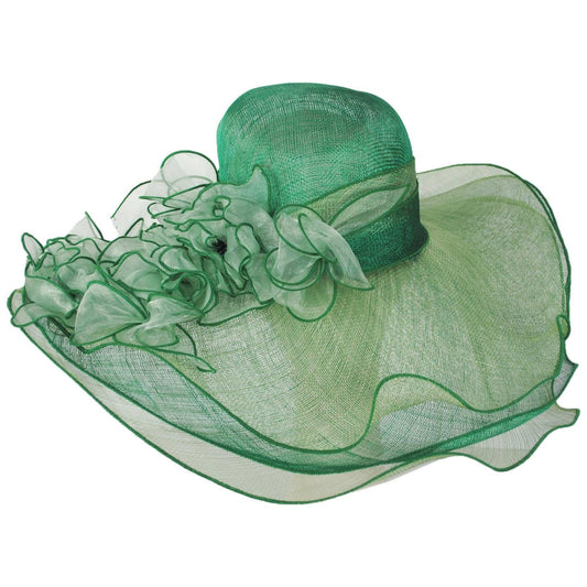 Something Special | Charisma Sinamay Straw Swinger Dress Hat | 121364 | lead | LIGHT GREEN