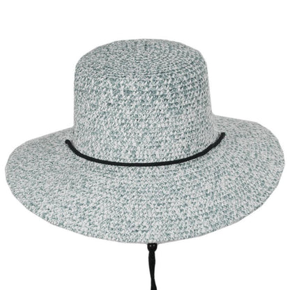 Betmar | Ellen Toyo Braid Straw Bucket Hat | 101146 | front | WASHED BLACK