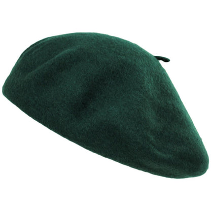 Village Hat Shop | Wholesale Wool Fashion Beret B2B Pre-Pack | B2B152500 | lead | DARK GREEN