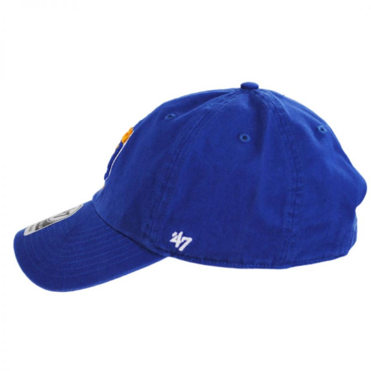 47 Brand | Kansas City Royals MLB Cooperstown Clean Up Strapback Baseball Cap Dad Hat | 203425 | profile | ROYAL