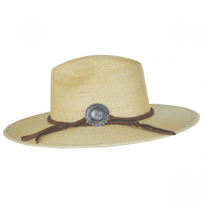 Charlie 1 Horse | Lefty Palm Straw Fedora Hat | 101664 | profile | COPPER