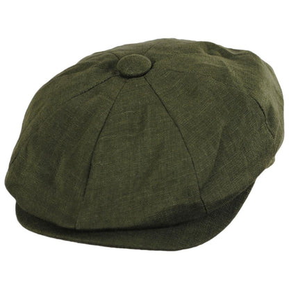 Jaxon Hats | Wholesale Linen and Cotton Newsboy Cap B2B Pre-Pack