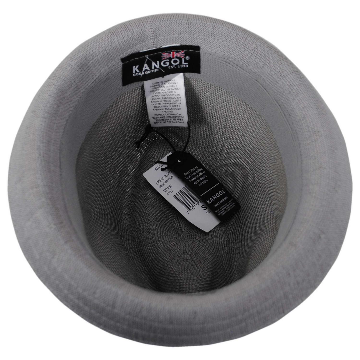 Kangol | Tropic Playa Stingy Brim Fedora Hat | 140518 | under | GREY