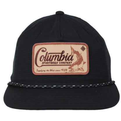 Columbia Sportswear | Ratchet Strap Snapback Baseball Cap | 400099 | front | BLACK