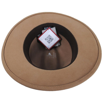 Bailey Western | Redline Wool LiteFelt Safari Fedora  Hat | 133307 | under | CAMEL