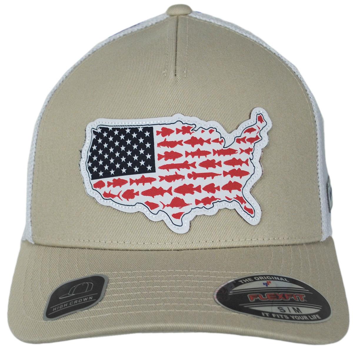 Columbia Sportswear | PFG Statetriot Mesh Flexfit Fitted Baseball Cap | 400162 | front | FOSSIL