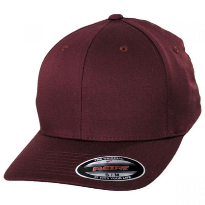 Flexfit | Combed Twill MidPro Flexfit Fitted Baseball Cap | 221502 | lead | MAROON