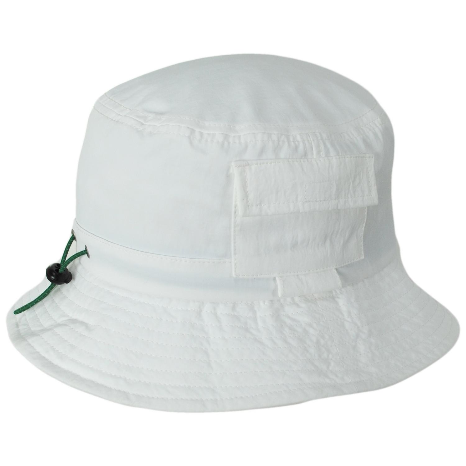 Kangol | Kangolf Nylon Lahinch Bucket Hat | 185842 | profile | WHITE