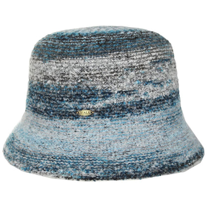 Scala | Buckley Boucle Knit Wool Blend Bucket Hat | 106446 | profile | TEAL