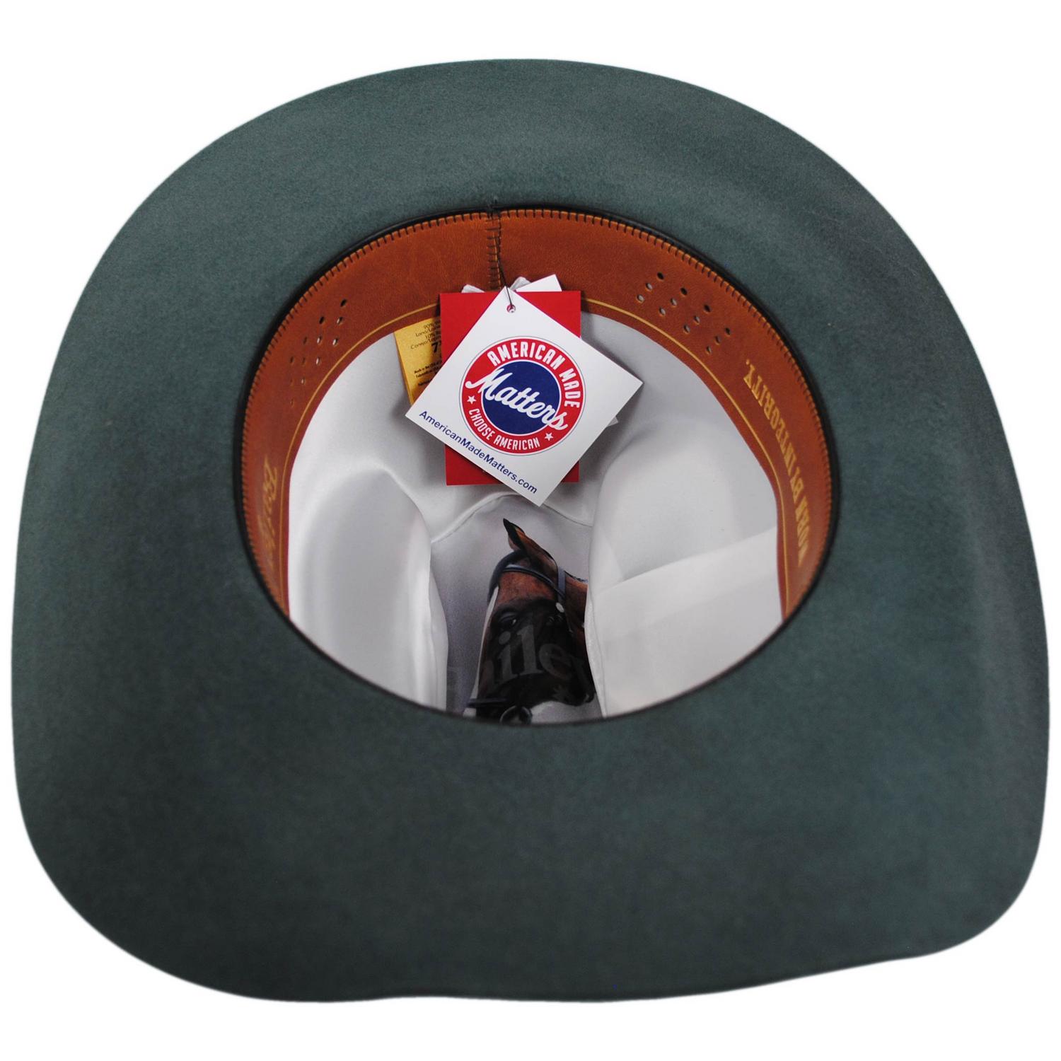 Bailey Western | Lightning Wool and Angora Felt Cowboy Hat - Fashion Colors | 130022 | under | SAGE LEAF